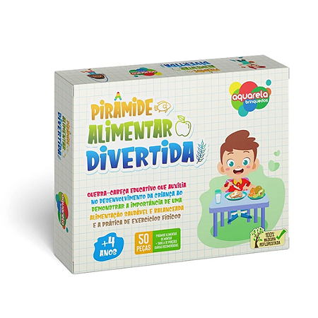 QUEBRA-CABEÇA PIRÂMIDE ALIMENTAR DIVERTIDA