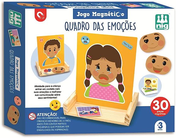 JOGO MAGNÉTICO QUADRO DAS EMOÇÕES