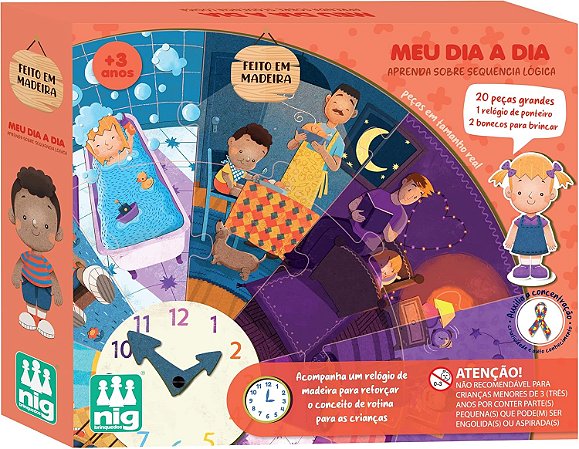 QUEBRA-CABEÇA MEU DIA A DIA - 20 PEÇAS