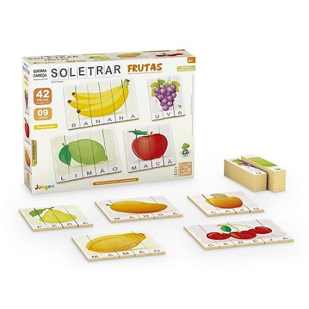 QUEBRA-CABEÇA SOLETRAR - FRUTAS