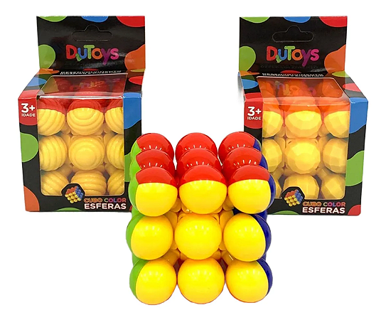 Cubo Mágico Esferas Giro Rápido Antistress Profissional 3x3