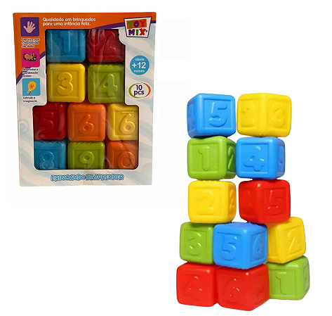 CUBOS COLORIDOS 10PC UN SORTIDO