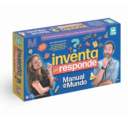JOGO INVENTA OU RESPONDE - MANUAL DO MUNDO