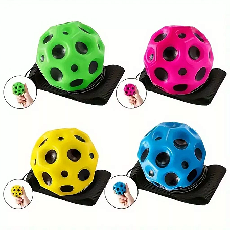 BOLA LUNAR COM ELÁSTICO SORTIDO SENSORIAL ANTI-STRESS