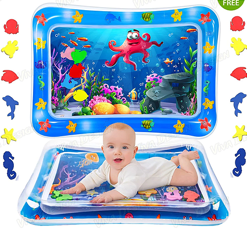 TAPETE SENSORIAL COM ÁGUA AQUA BABY