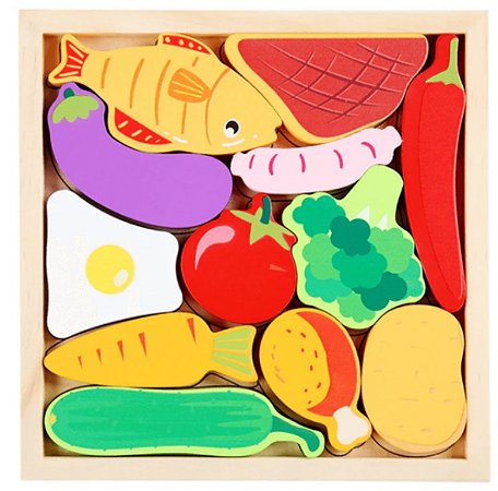 COLECIONE E ENCAIXE ALIMENTOS