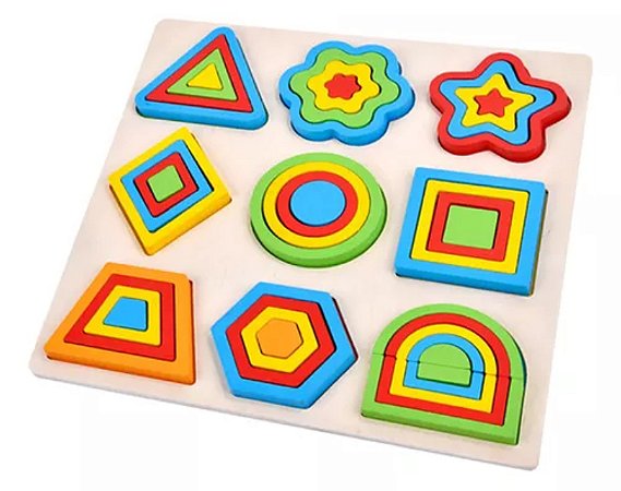 ENCAIXE DIVERTIDO FORMAS E CORES