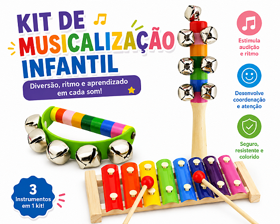 Kit Musicalização Infantil