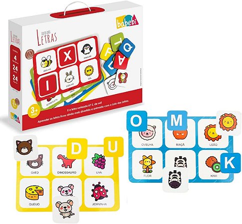LOTO DAS LETRAS BABEBI BINGO DE LETRAS