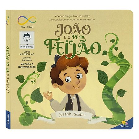 LIVRO CAA NEURODIVERSIDADE CLÁSSICOS: JOÃO E PÉ DE FEIJÃO