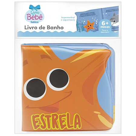 LIVRO DE BANHO AMIGUINHOS DO MAR: ESTRELA