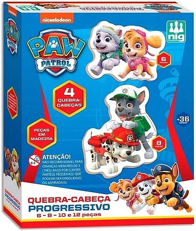 QUEBRA-CABEÇA PROGRESSIVO - PATRULHA CANINA