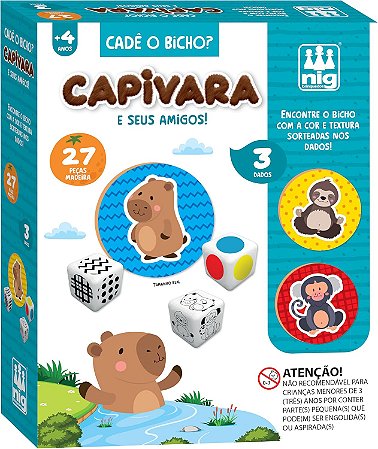 JOGO CADÊ O BICHO - CAPIVARA