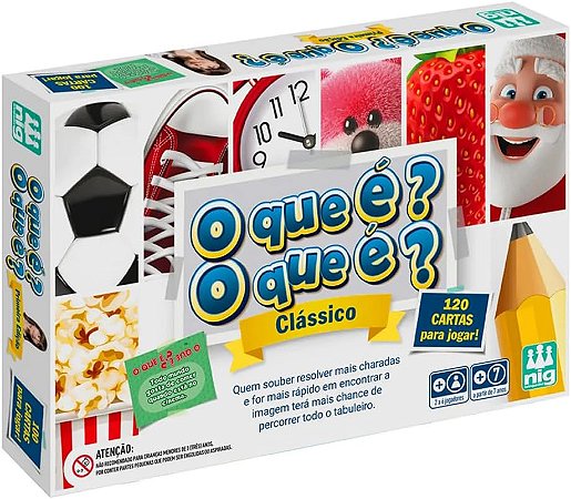 JOGO - O QUE É O QUE É - CLÁSSICO NIG
