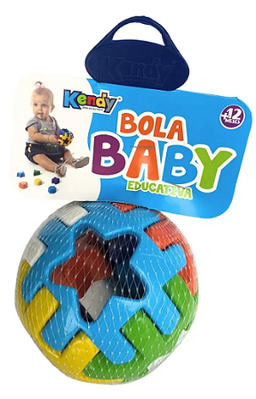 Bola Educativa De Encaixe Formas Geométricas Bebê 12 Meses