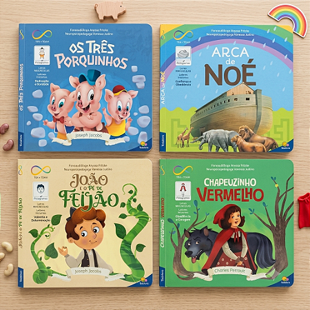 Coleção Livros CAA Neurodiversidade | Comunicação Alternativa Aumentativa | 4 Livros