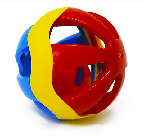 Brinquedo Bebê Bola Chocalho Com Barulho Suave Jp Brink