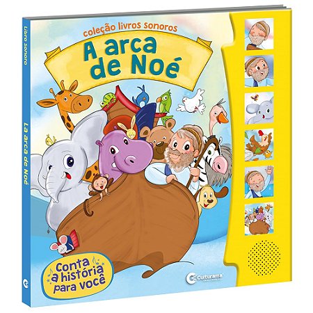 Livro Sonoro Infantil A Arca De Noe Culturama Conta Historia