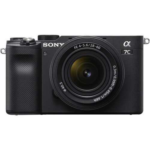 Câmera Sony Alpha a7C Mirrorless Kit com Lente Sony FE 28-60mm f/4-5.6 (Preta)