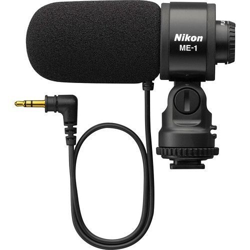 Microfone Nikon ME-1 Estereo Microphone para Câmeras D-SLR e Filmadoras