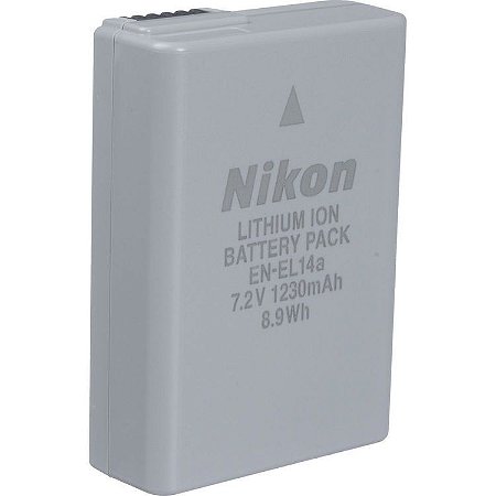 Bateria Nikon EN-EL14a para Câmera Nikon D3100 / D3200 / D3500 / D5100 /  D5300 / D5600