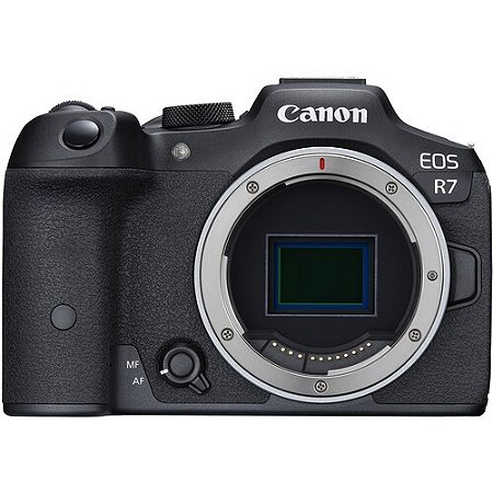 Câmera Canon EOS R7 Mirrorless Corpo com Adaptador Canon Mount Adapter EF-EOS R