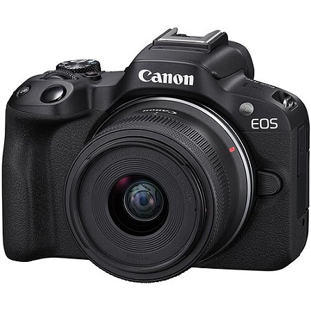 Câmera Canon EOS R50 Mirrorless Kit com Lente Canon RF-S 18-45mm f/4.5-6.3 IS STM