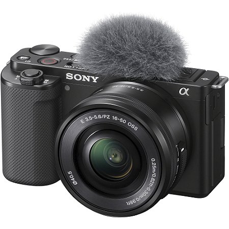 Câmera Sony ZV-E10 Mirrorless Kit com Lente Sony E PZ 16-50mm f/3.5-5.6 OSS
