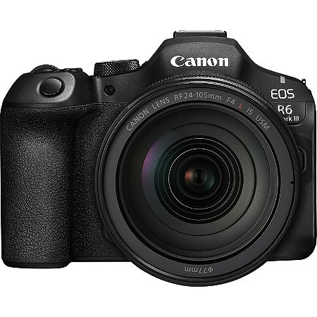 Câmera Canon EOS R6 Mark III Mirrorless Kit com Lente Canon RF 24-105mm f/4L IS USM