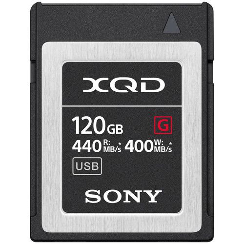 Cartão de Memória Sony 120GB XQD G Series 440MB/s
