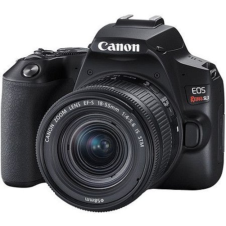 Câmera Canon EOS Rebel SL3 Kit com Lente Canon EF-S 18-55mm f/4-5.6 IS -  bellaphoto.com.br l Bella Photo - Site Oficial l Loja de equipamentos  fotográficos desde 1999