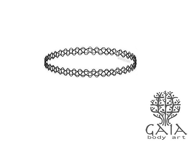 Colar Gargantilha Choker Tattoo