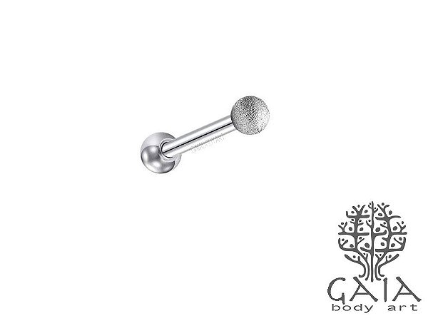 Micro Barbell Aço Esfera Frost