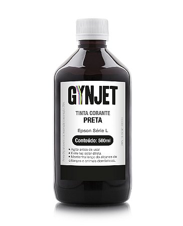 Tinta Gynjet L3150 Refil 500ml Preto