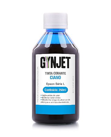 Tinta Gynjet L3150 Refil 250ml Ciano | Azul