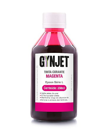 Tinta Gynjet L3150 Refil 250ml Magenta | Vermelho