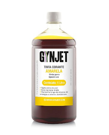 Tinta Gynjet Epson 544 Refil 1 Litro Amarelo | Yellow