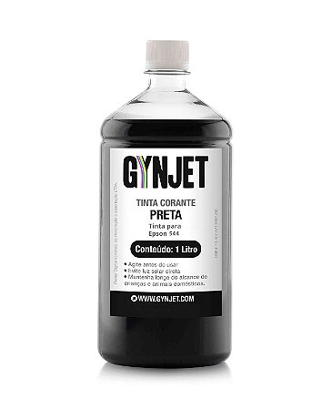 Tinta Gynjet 544 Refil 1 Litro Preto