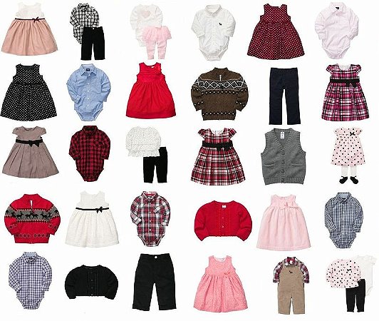 Roupas de Festas Bebê Menino e Menina Mix Carters