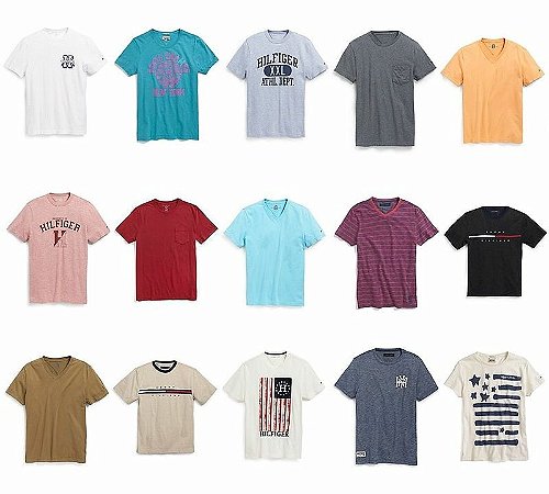 Camisetas Masculinas Tommy Hilfiger