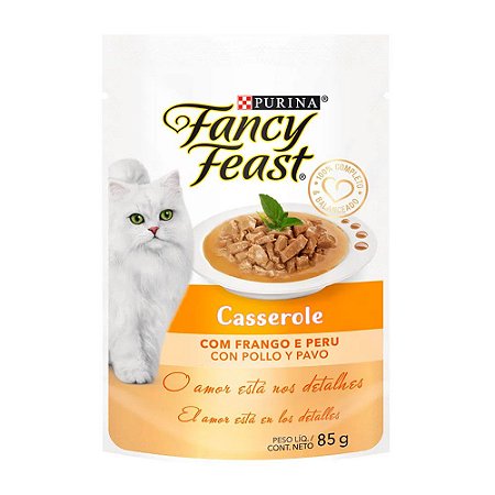 Fancy Casserole sabor Frango e Peru 85g