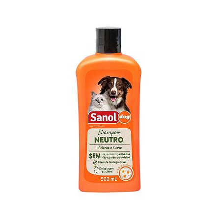 Shampoo para Cães Sanol Neutro 500ml