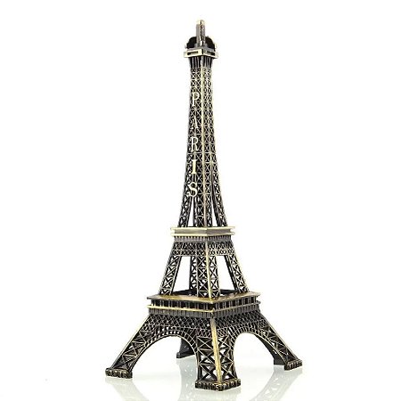 Torre Eiffel Paris Decorativa Metal 32cm