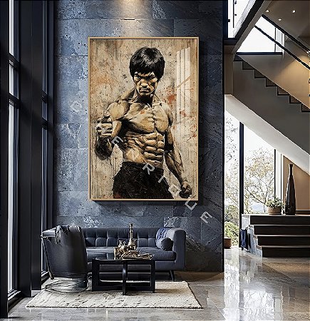 Quadro Decorativo Sala de Estar Pintura Personagem