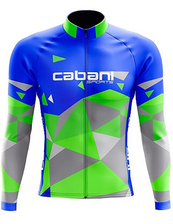 Camisa Ciclismo Masculina Manga Longa Cabani Aritima Azul - AR Bike Shop -  O Melhor em Acessórios e Vestuário para Ciclismo