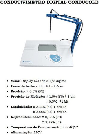 CONDUTIVÉMETRO DIGITAL