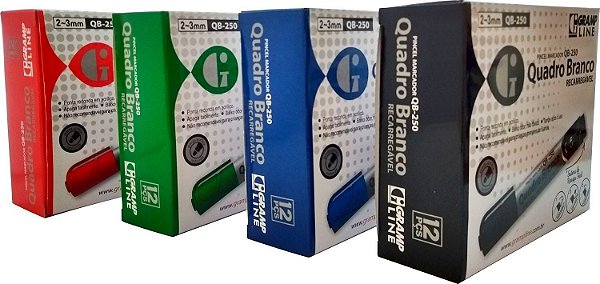 MARCADORES DE QUADRO PRETO ,VERMELHO, AZUL, VERDE.