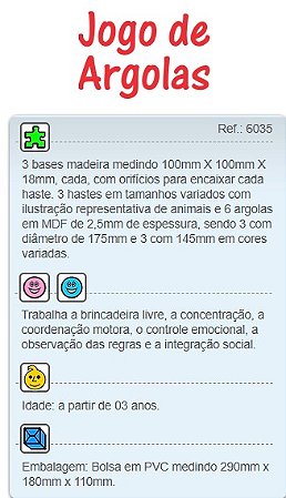 JOGO DE ARGOLAS