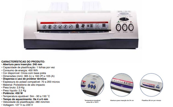 PLASTIFICADORA A4 2401