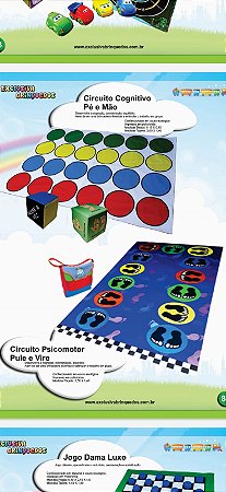 CIRCUITO COGNITIVO PÉ E MÃO